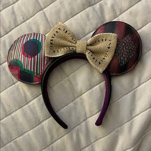 Stylish Sally Nightmare Before Christmas Mouse Ears Headband with Bow